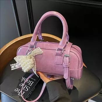 Сумка-подушка для переноски в руке Premium Feeling, женская, трендовая, простая, сумка-мессенджер через плечо no pendant серебряный