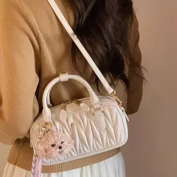 Сумка-подушка Nanfeng Flower Bouquet, плиссированная сумка для девочек, маленькая сумочка, сумка через плечо на одно плечо розовый