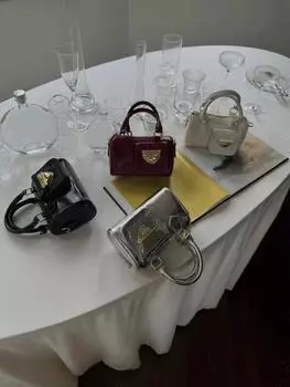 Сумка-подушка Niche Handheld, новая, из воловьей кожи с масляным воском, высококачественная, сумка через плечо на одно плечо, сумка для боулинга, женская, трендовая 17x10.5x8cm красный