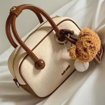 Сумка-подушка Oatmeal Qiao Brown 2024 года, новая универсальная модная сумка через плечо с косым креплением