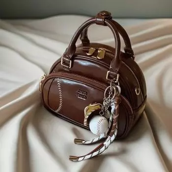 Сумка-подушка в виде бейсбольного дневника женская осенне-зимняя сумка для работы маленькая сумка через плечо