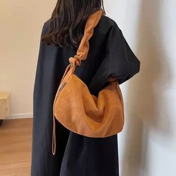 Сумка-подушка Женская сумка через плечо через плечо чёрный