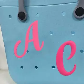 Сумка-подвеска с буквами для сумки Bogg, многоразовая сумка-крокодил, 26 подвесок с алфавитом, обувь из крокодилов, украшения, аксессуары для пляжа H