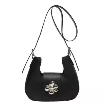 Сумка-полумесяц для женщин из искусственной кожи, сумка через плечо, сумка через плечо, роскошная мода