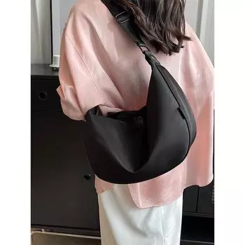 Сумка-полумесяц Dumpling, женская, новая, повседневная, рюкзак, спортивная, сумка через плечо, японская, универсальная, сумка через плечо