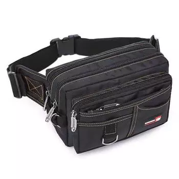 Сумка-пояс для птиц Haotian из ткани Оксфорд с защитой от брызг: Унисекс, большая вместимость, многофункциональная сумка для кассового аппарата на открытом воздухе, высокое качество. 616 зелёный