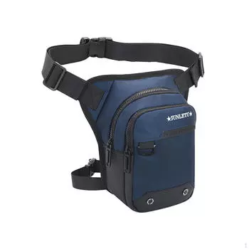 Сумка-пояс Drop Thigh Waist для мужчин и женщин, легкая водонепроницаемая поясная сумка для ног и бедер чёрный