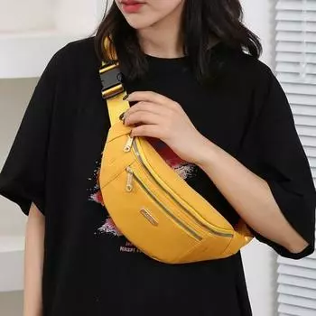 Сумка-пояс унисекс с регулируемым эластичным ремешком, застежкой-молнией, большой вместимости, легкая, спортивная на открытом воздухе, поясная сумка, сумка для владельца, сумка на грудь для отдыха на открытом воздухе синий