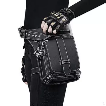 Сумка-пояс в стиле ретро-панк для ног, для езды на велосипеде, мотоцикле, велоспорте, походах, поясная сумка для бедер/бедренных суставов