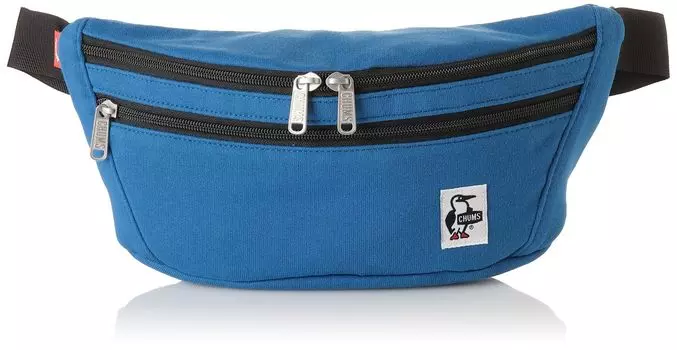 Сумка поясная маленькая Fanny Pack Sweat Dull Blue [Chums] Мужская