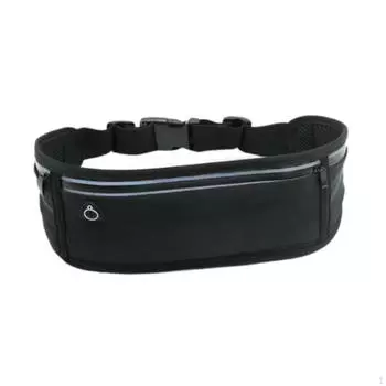Сумка, поясная сумка, сумка на пояс для спорта, путешествий, фитнеса, верховой езды чёрный
