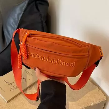 Сумка премиум-класса, женская сумка 2024 года, новый нишевый дизайн, сумка-мессенджер, интернет-знаменитость, взрыв, супер горячая сумка-мешок на грудь чёрный