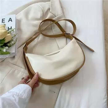 Сумка Premium Sense Niche Small, женская модная повседневная сумка-мессенджер через плечо, универсальная черная сумка-пельмень коричневый