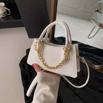 Сумка Premium sense small женская 2024 новая модная портативная сумка через плечо женская сумка-мессенджер в иностранном стиле универсальная сумка-подмышка белый