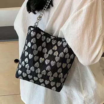 Сумка Premium sense, женская, новинка 2024 года, модная, универсальная, сумка-ведро через плечо, женская, универсальная, сумка-мессенджер в иностранном стиле розовый