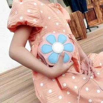 Сумка принцессы для маленькой девочки Сумка для девочки Осень и зима Супер Милая детская сумка-мессенджер Цветы Сумки для девочек красный