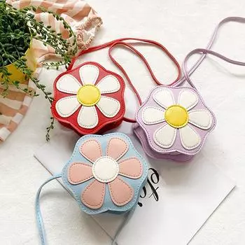 Сумка принцессы для маленькой девочки Сумка для девочки Осень и зима Супер Милая детская сумка-мессенджер Цветы Сумки для девочек красный