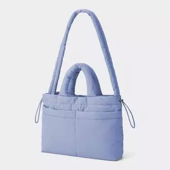 Сумка-пуховка через плечо GU by Uniqlo с завязками