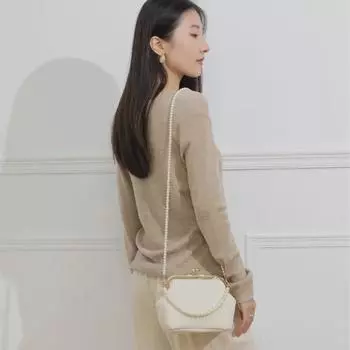 Сумка-ракушка с жемчужными бусинами 2024 года — новая женская сумка через плечо в китайском стиле