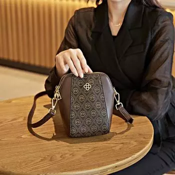 Сумка-ракушка, женская сумка, летняя сумка для мобильного телефона с принтом, модная и универсальная сумка на одно плечо, маленькая сумка через плечо, кошелек для монет