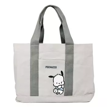 Сумка-разделитель Pochacco Bag Bag Большая сумка для хранения формата А4 Kuromi Cinnamoroll My Melody Divider Tote Bag Sanrio Goods Adults [Lelotte] (Почакко)