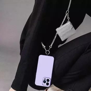 Сумка-ремешок для мобильного телефона Yousheng, цепочка для телефона и держатель для телефона с кошельком, регулируемая цепочка для подвешивания телефона с кошельком для монет золотистый