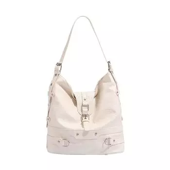 Сумка Ретро Универсальная сумка через плечо Сумка-ведро для поездок на работу Модная сумка-тоут с текстурой ниши