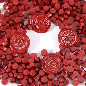 Сумка Ретро восковая печать Цветные восковые бусины Свадьба День рождения восковой лак восьмиугольная печать штамп для конверта письмо свадьба вечеринка