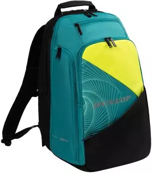 Сумка-рюкзак для теннисных ракеток DUNLOP PRO LINE hold 2 tennis Teal Black DTC2582 (Ракетки могут)