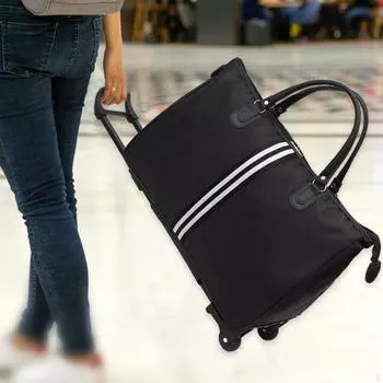 Сумка-рюкзак на колесах для ручной клади на ночь во время авиаперелетов или автомобильных путешествий 58 cmx22 cmx40 cm