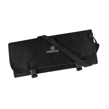 Сумка-рулон для ножей шеф-повара с отделениями для поваров для дома, походов, готовки, путешествий