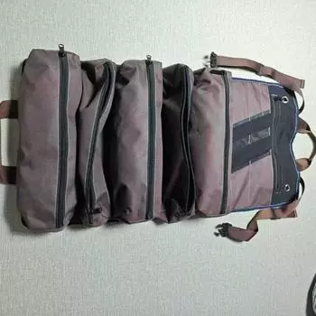 Сумка-рулон с 15 карманами, водонепроницаемая сумка-рулон для инструментов, прочная вощеная холщовая сумка-рулон для инструментов, плотницкий инструмент чёрный