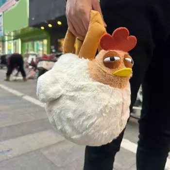 Сумка с курицей, конфетная молния, через плечо, очаровательная креативная сумка для курицы, повседневная для путешествий