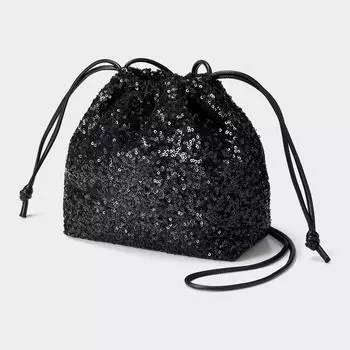 Сумка с пайетками GU by Uniqlo+E