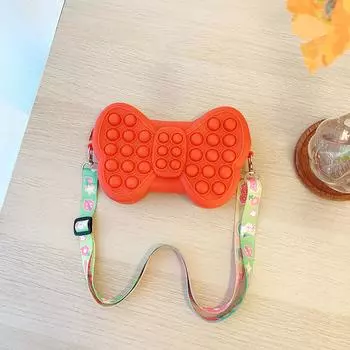 Сумка с подвеской для игрушек, игрушки для снятия стресса с пузырьками для взрослых и детей