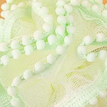 Сумка с сеткой для мыла, кружевной шарик для душа, очищающее средство для лица, мороженое, утолщенная сетка из пузырьков, скраб, полотенце ручной работы Green/Style 1