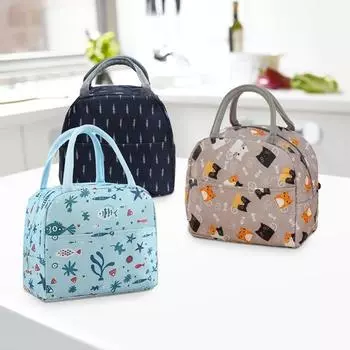 Сумка с термоизоляцией из алюминиевой фольги, герметичная, устойчивая к разрыву, изолированная сумка для пляжа и пикника для работы светло-серый