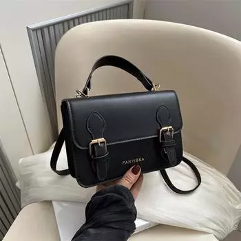 Сумка с текстурой в стиле ретро, женская сумка 2024 года, летняя новая универсальная модная сумка через плечо, косая сумка-мешок, простая маленькая квадратная сумка белый