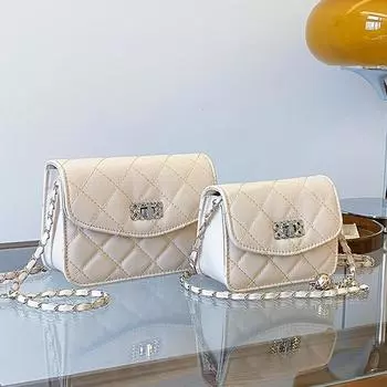 Сумка с высокой стоимостью и цепочкой, текстура, ниша, ромб, маленькая квадратная сумка, сумка-мессенджер, женская сумка через плечо