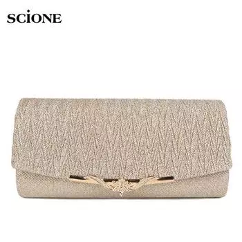 Сумка SCIONE, модная вечерняя вечеринка, банкетный клатч для женщин, женская сумка на цепочке, сумка через плечо шампанского
