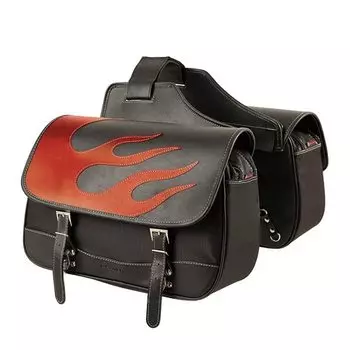 Сумка-седло DEGNER из нейлона NYLON SADDLEBAG красная NB-4FB