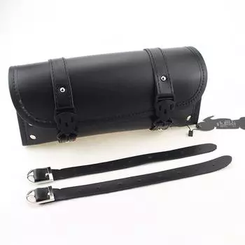 Сумка-седло для двигателя, кожаная сумка для хранения, сумка для инструментов, универсальная для Harley Sportster XL883L Fat Bob Chopper Dyna Shadow коричневый