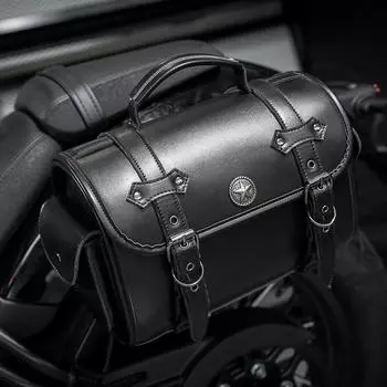 Сумка-седло для мотоцикла, стильная, многофункциональная, 2 регулируемых ремня, универсальная, легко монтируется