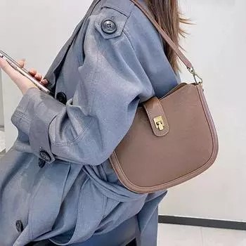 Сумка-седло из коровьей кожи, женская сумка из натуральной кожи, сумка через плечо через подмышку, универсальная сумка через плечо для женщин