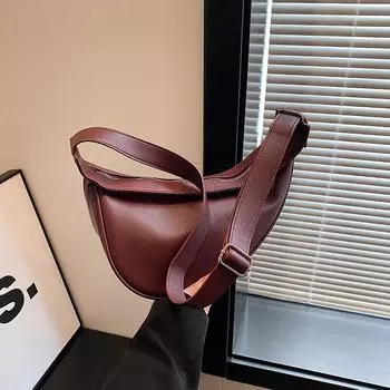 Сумка-седло Модная сумка-ниша Женская сумка Сумка через плечо Нагрудная сумка Сумка на плечо 29*17*16 бордовый