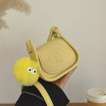 Сумка-седло, нишевая сумка в иностранном стиле, женская, летняя, 2024 года, новая, простая, трендовая, сумка-мессенджер, модная, женская сумка через плечо чёрный