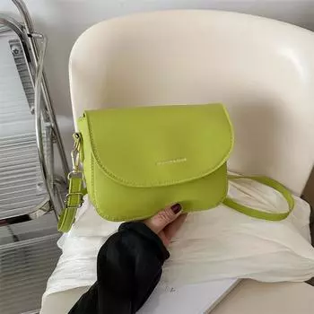 Сумка-седло женская сумка-мессенджер сумка 2024 новая модная женская весенняя простая модная тенденция иностранный стиль сумка через плечо женская чёрный