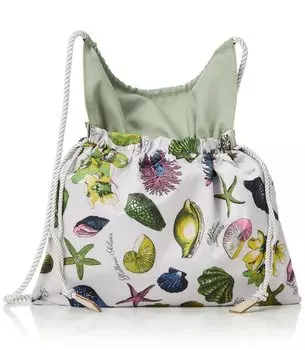 Сумка-шарф с принтом 2WAY Drawstring Bag TREASURE Green [Topkapi] для женщин