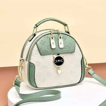 Сумка Школьница Premium Sense Маленькая квадратная сумка на одно плечо Большая сумка через плечо для женщин One Size