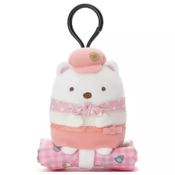 Сумка-шоппер из плюша Sumikko Gurashi Плюшевая игрушка Белый медведь Высота прибл.. 12см